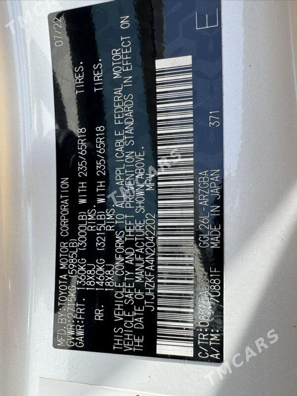 Lexus RX 350L 2022 - 805 000 TMT - 4 mkr - img 3