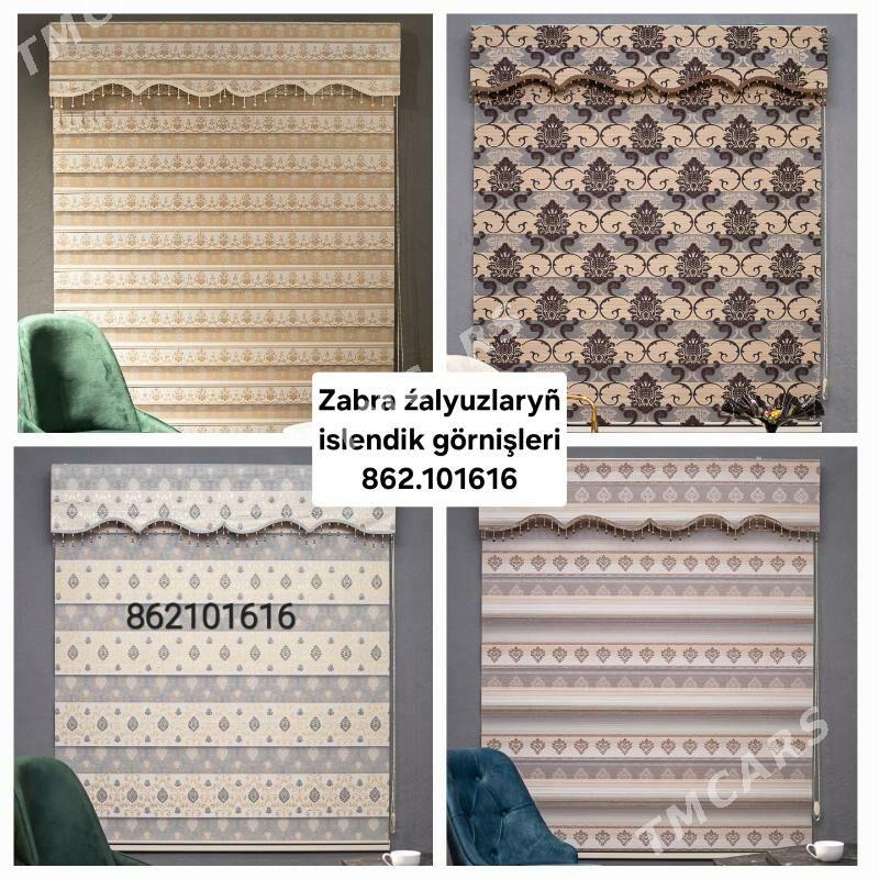 žalýuz ЖАЛЮЗИ zalyuz jalyuz zaluz roll ролл туты perde okno zanaweski окно занавеска занавески ştor setka сетка - Aşgabat - img 4