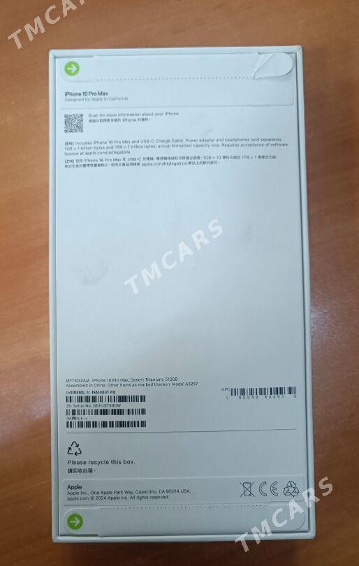 AYFON 16 Pro Max 512 gb - Daşoguz - img 3