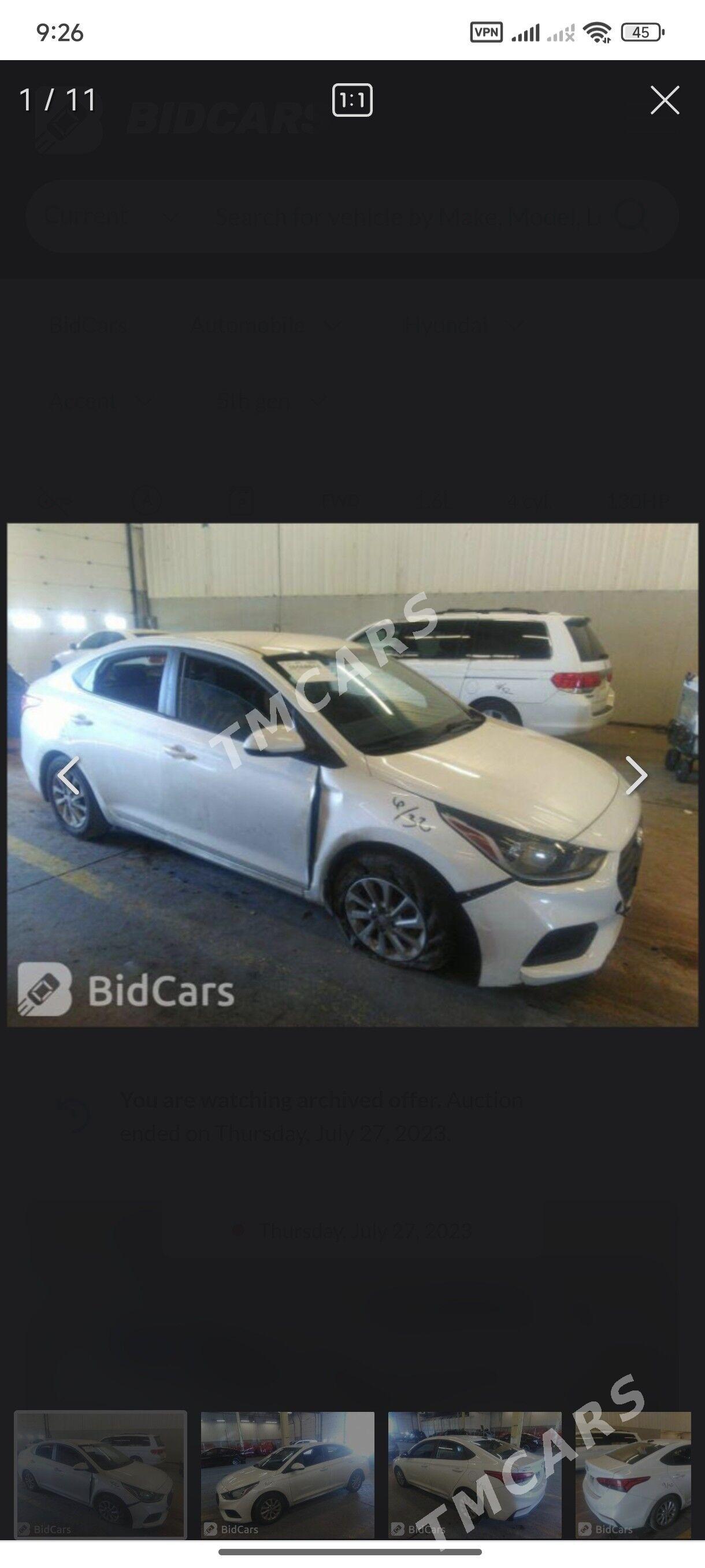 Hyundai Accent 2018 - 198 000 TMT - Гуртли - img 5