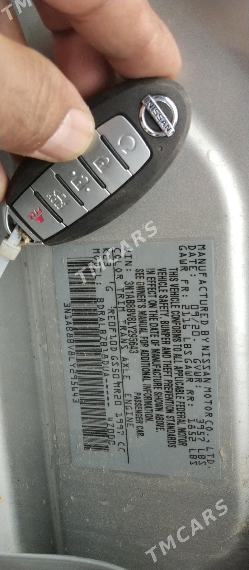 Nissan Sentra 2020 - 185 000 TMT - Дашогуз - img 9
