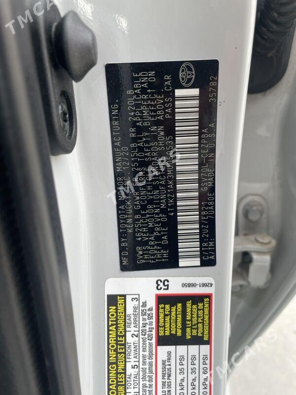 Toyota Camry 2021 - 390 000 TMT - Мары - img 8