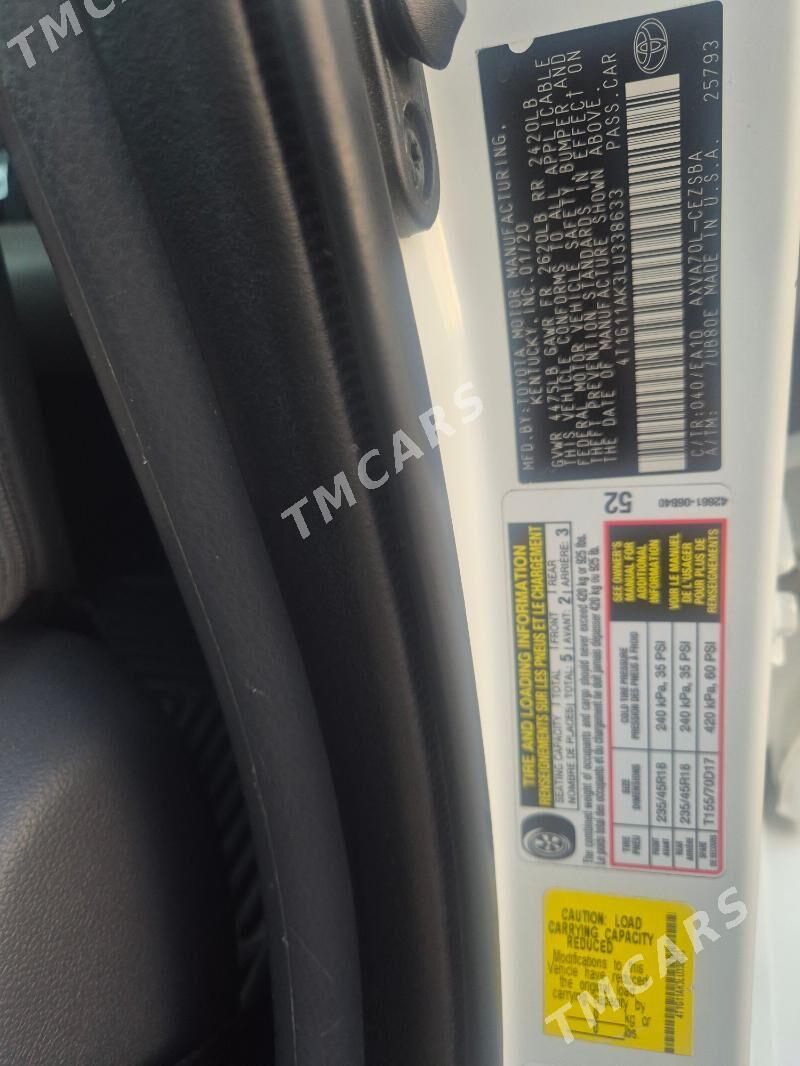 Toyota Camry 2020 - 300 000 TMT - Baýramaly - img 5