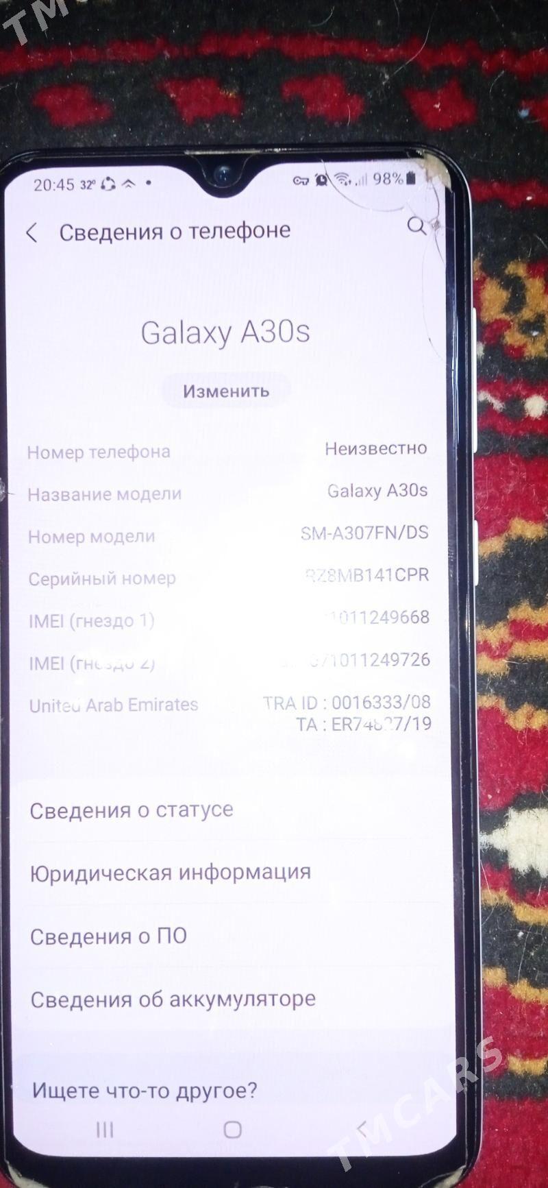 samsung a30s - Гурбансолтан Едже - img 4