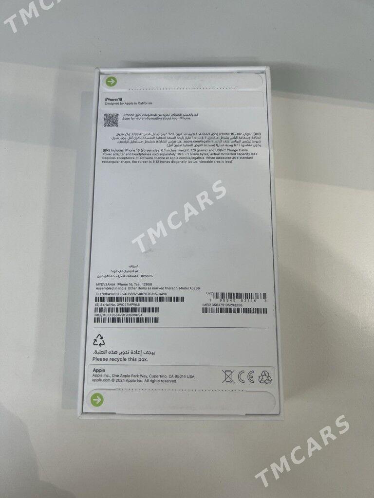 Iphone 16 128 - Ашхабад - img 3