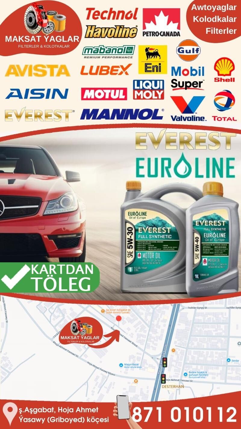 EVEREST ORIGINAL MOTOR YAGLARY - Ашхабад - img 2