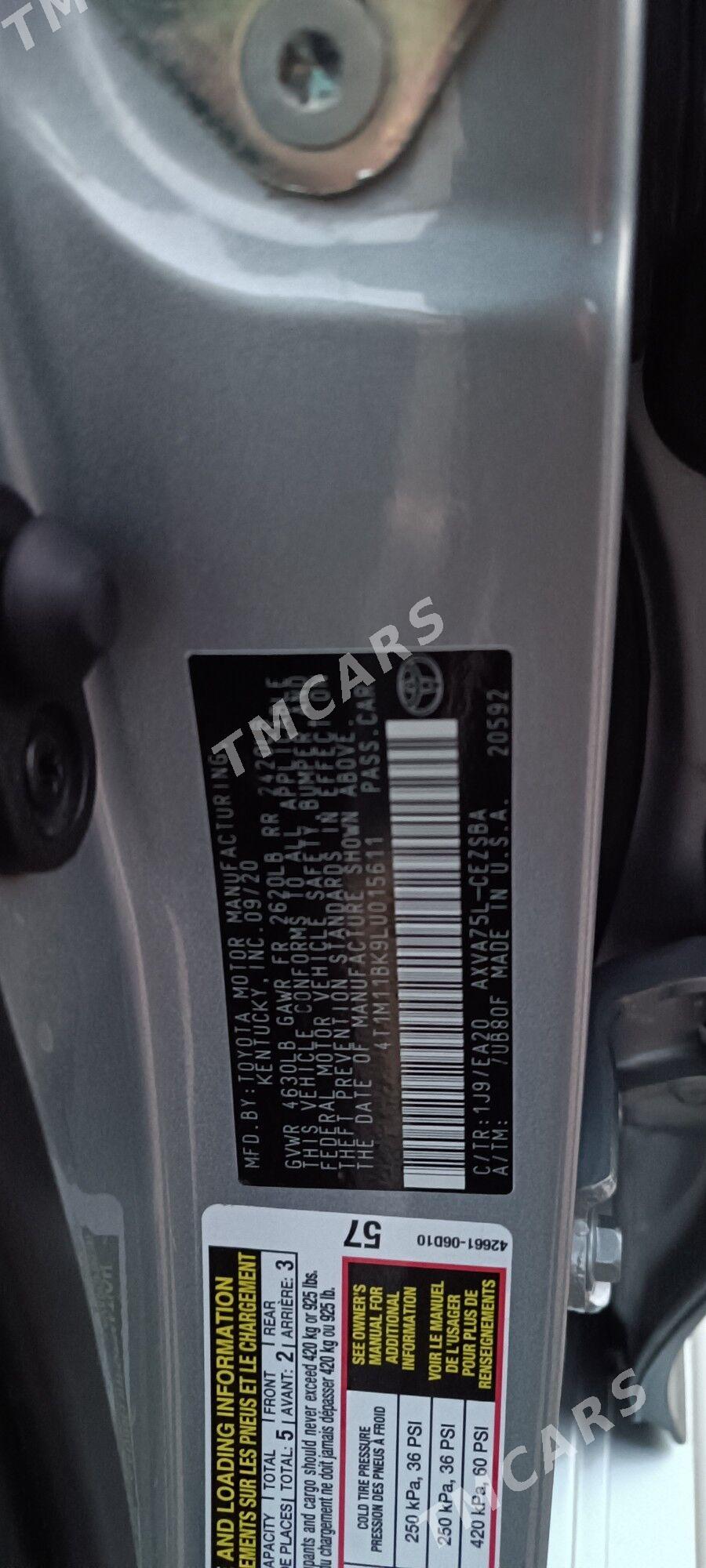 Toyota Camry 2020 - 330 000 TMT - Мары - img 3