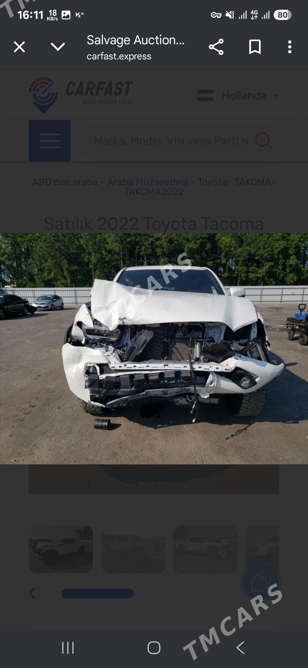 Toyota Tacoma 2022 - 430 000 TMT - Ашхабад - img 9