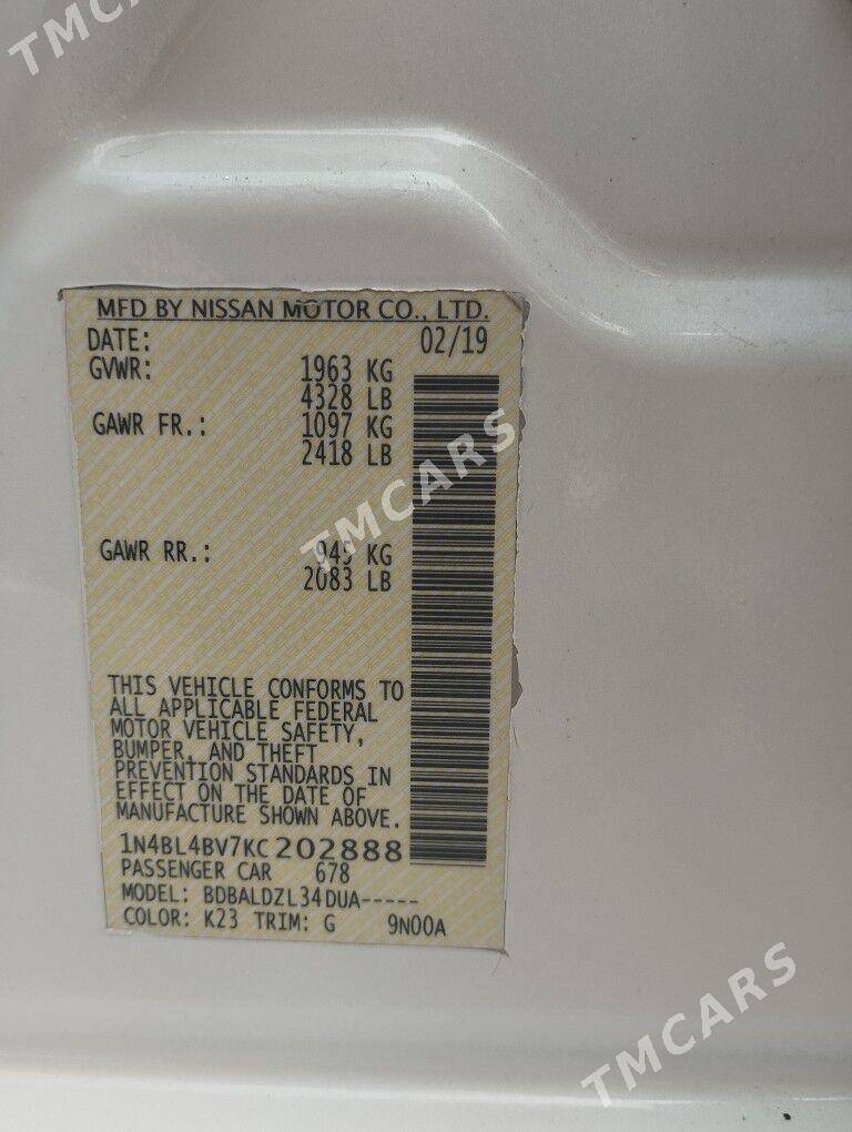 Nissan Altima 2019 - 195 000 TMT - Çoganly - img 5