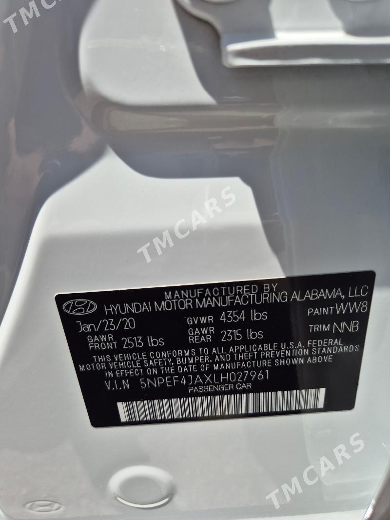 Hyundai Sonata 2020 - 275 000 TMT - Aşgabat - img 8