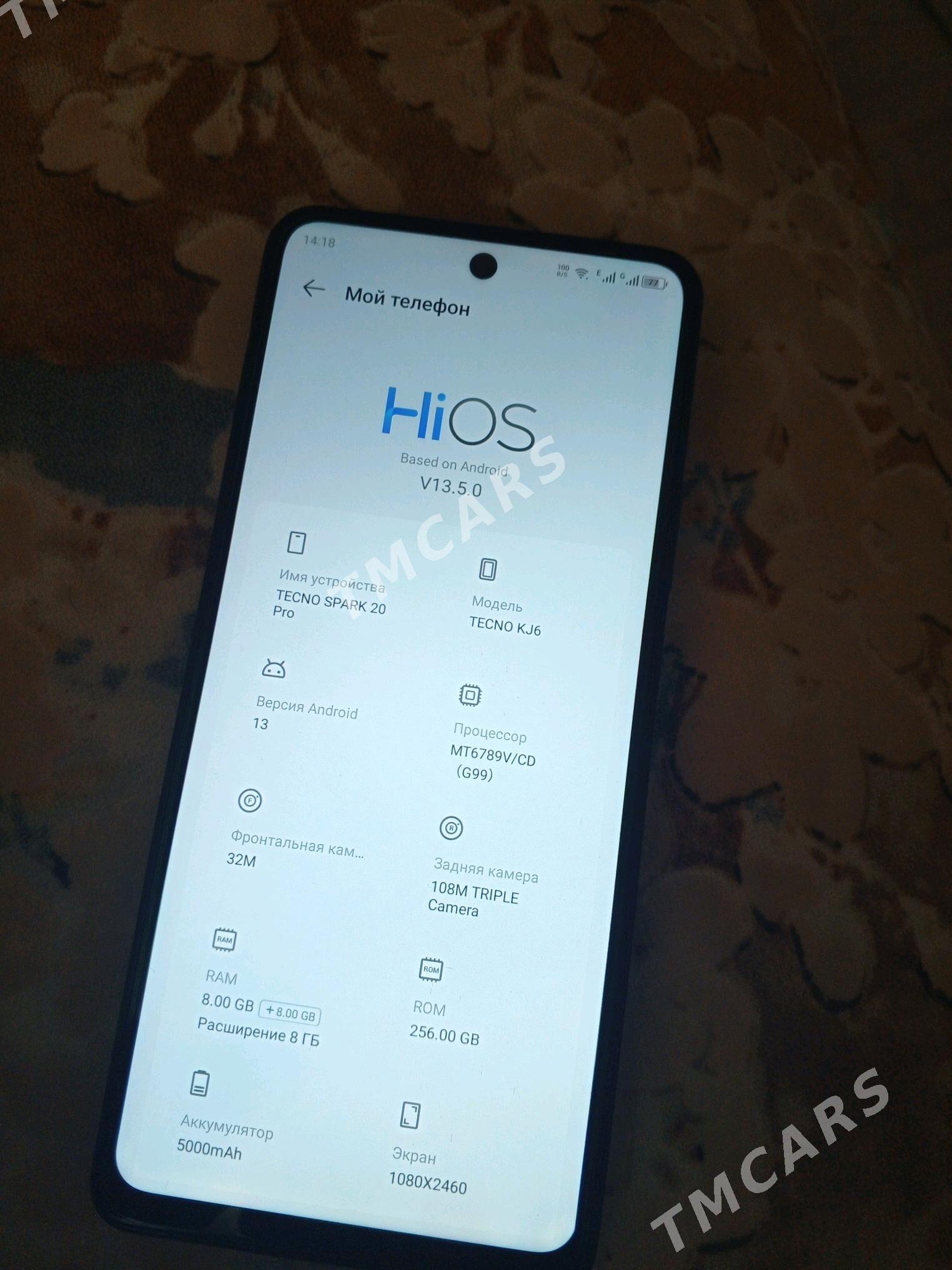 TECNO SPARK 20 Pro 8/256g - Aşgabat - img 2