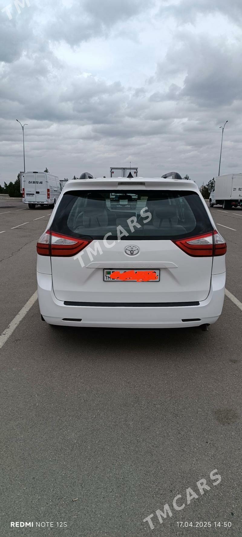 Toyota Sienna 2016 - 300 000 TMT - Köýtendag - img 2