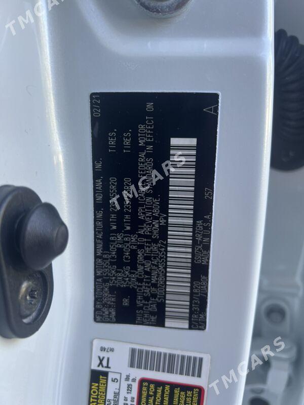 Toyota Highlander 2021 - 495 000 TMT - Mary - img 2