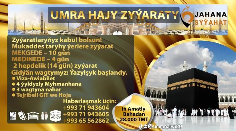 MUKADDES KABA  UMRA HAJY - Aşgabat - img 4