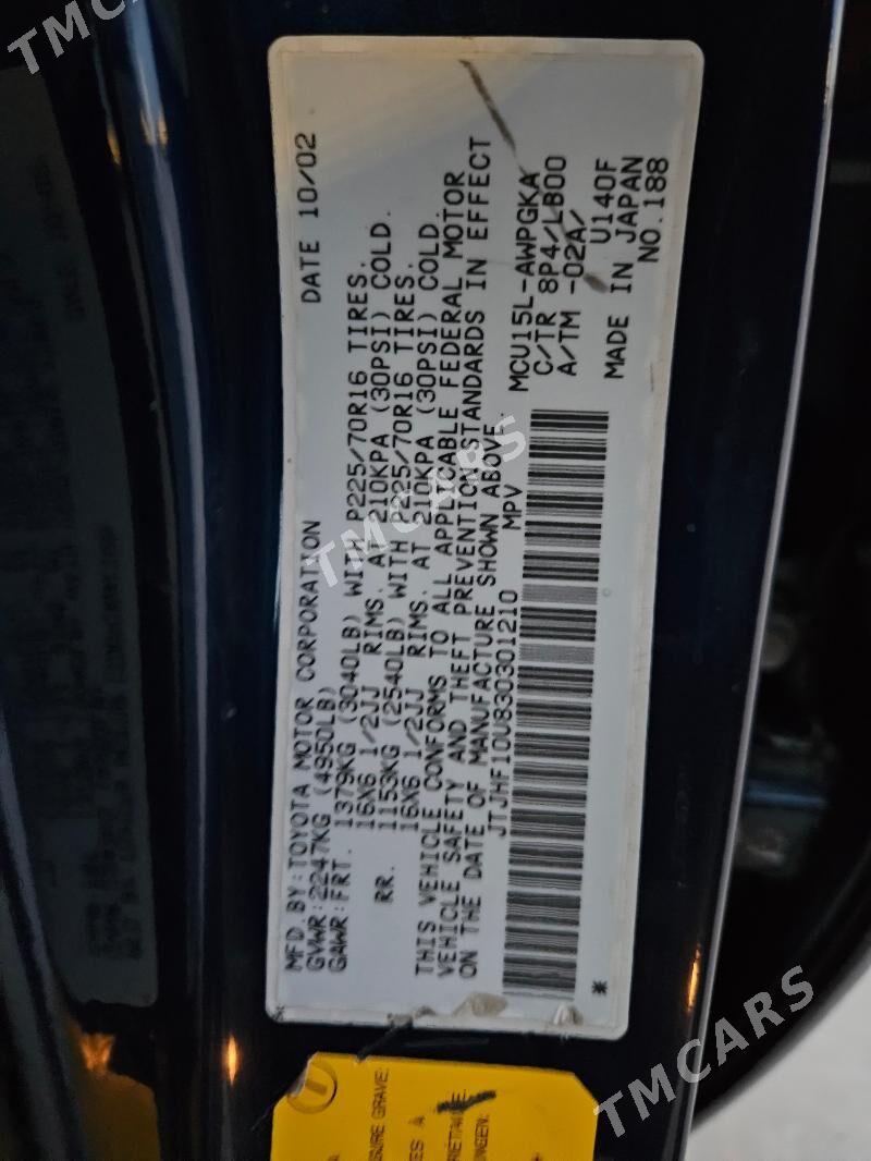 Lexus RX 300 2002 - 165 000 TMT - Balkanabat - img 7