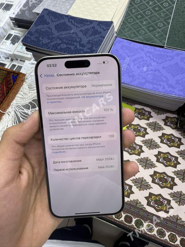 iPhone 15 pro 128gb 2sim - Garaşsyzlygyň 15 ýyllygy Söwda Merkezi - img 4