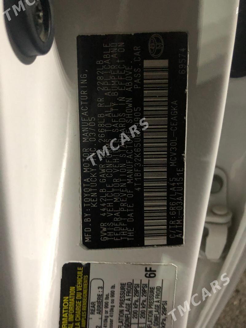 Toyota Camry 2005 - 170 000 TMT - Мир 8 - img 6