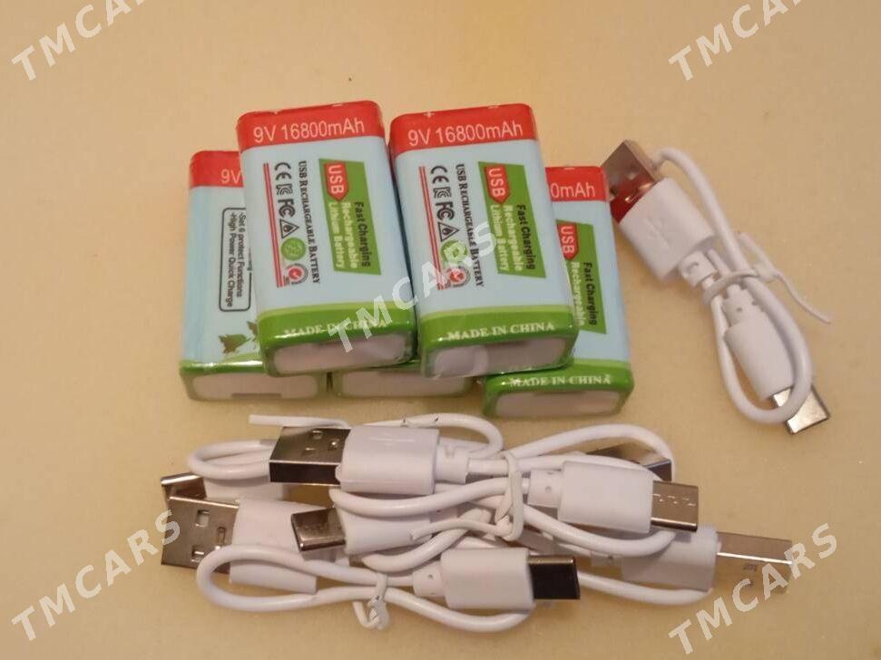 SHENFUSAI 9Volt Li-on batareya - Мары - img 2