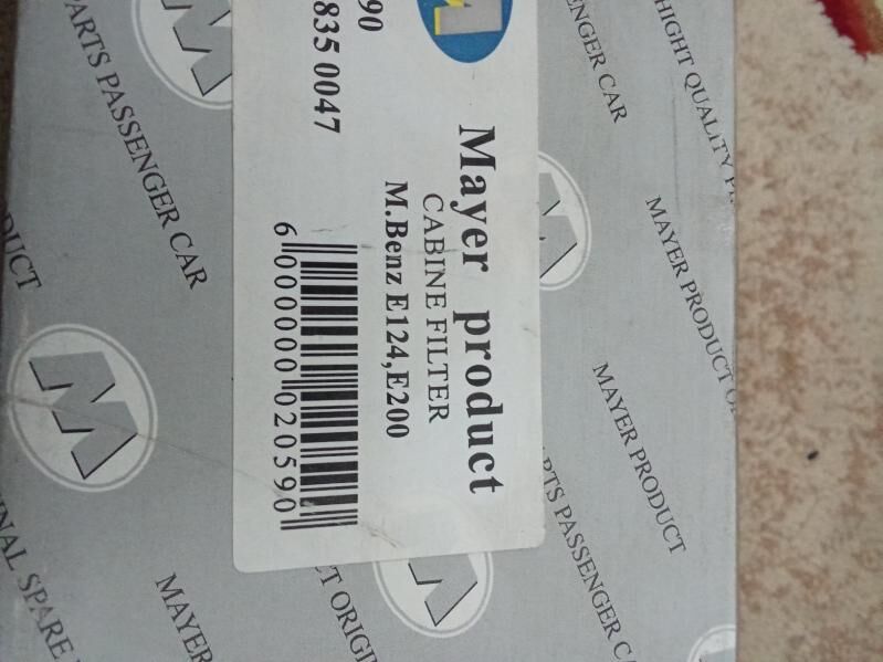 Mersedes kabin filtr 60 TMT - Мир 2 - img 5
