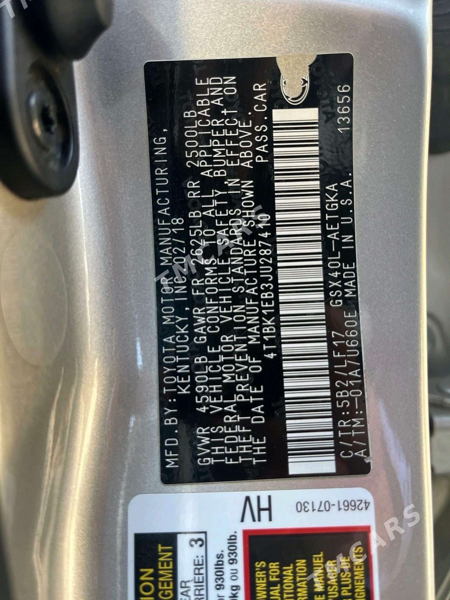 Toyota Avalon 2018 - 380 000 TMT - Türkmenabat - img 5