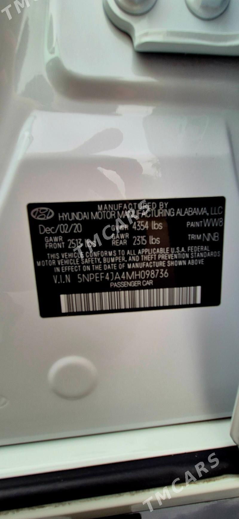 Hyundai Sonata 2020 - 277 000 TMT - Ашхабад - img 6