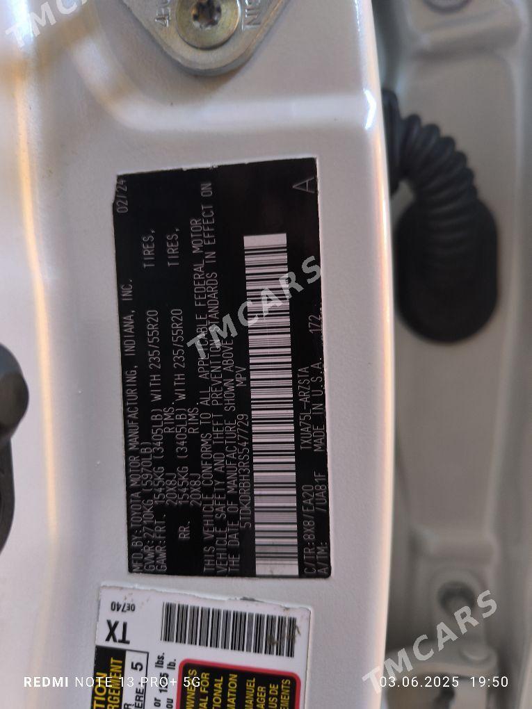 Toyota Highlander 2024 - 480 000 TMT - Mary - img 7