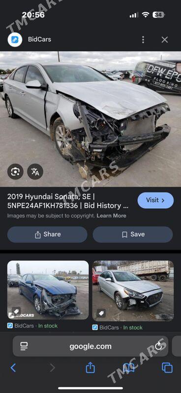 Hyundai Sonata 2019 - 195 000 TMT - Mary - img 1