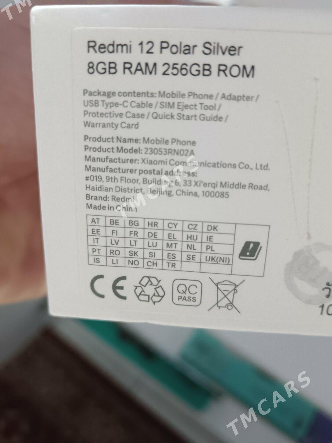 Redmi 12  Ram 8. Pamyat. 256 - Balkanabat - img 4