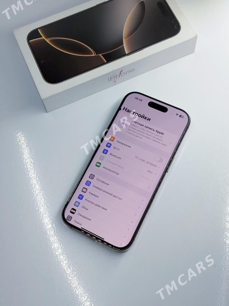 iphone 16 Pro 128GB 100%ZA/A - Aşgabat - img 3