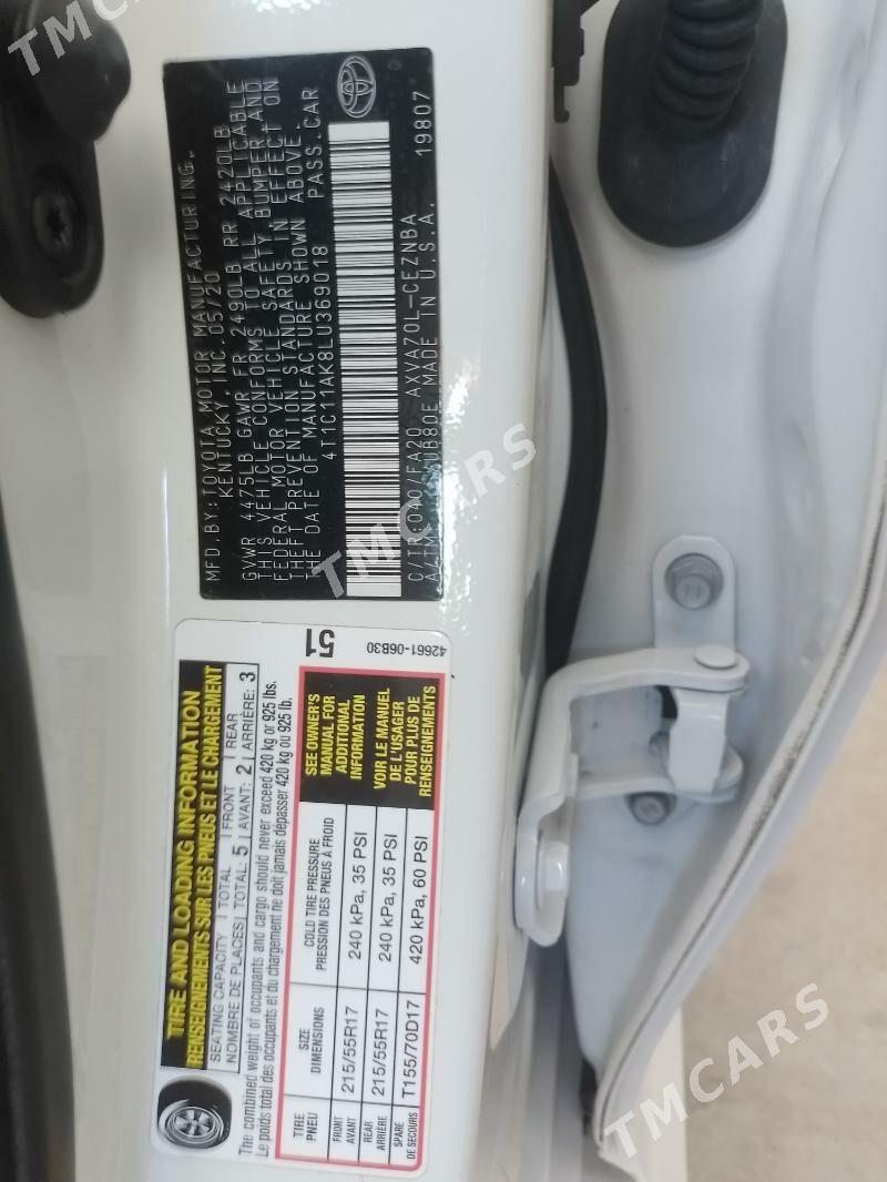 Toyota Camry 2020 - 315 000 TMT - Balkanabat - img 3