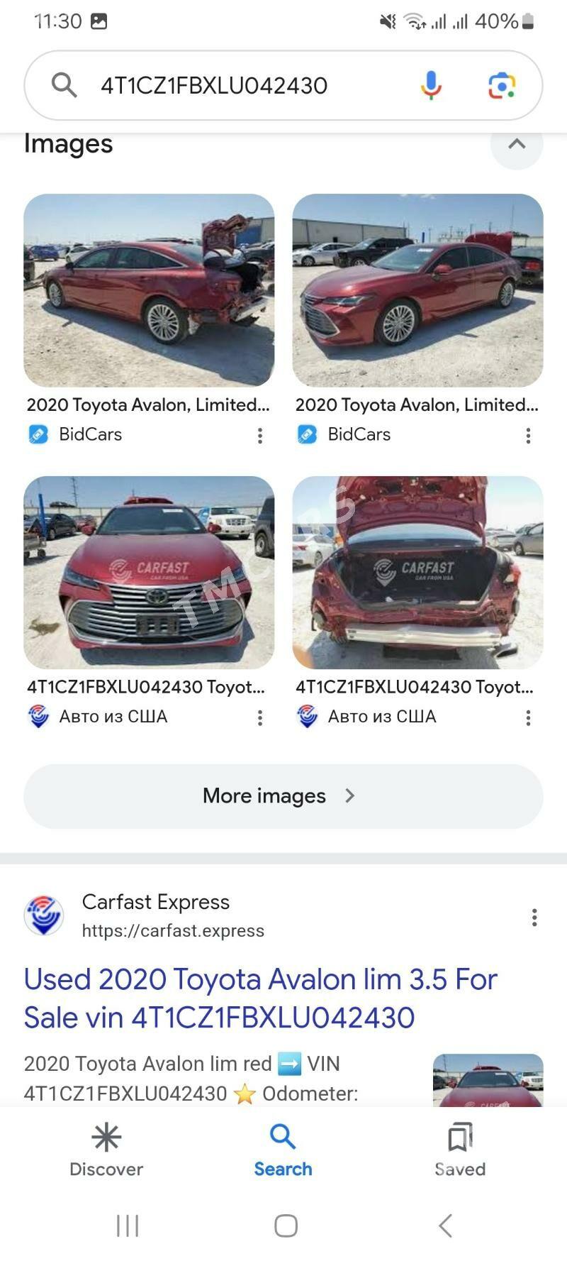 Toyota Avalon 2020 - 560 000 TMT - Ашхабад - img 8