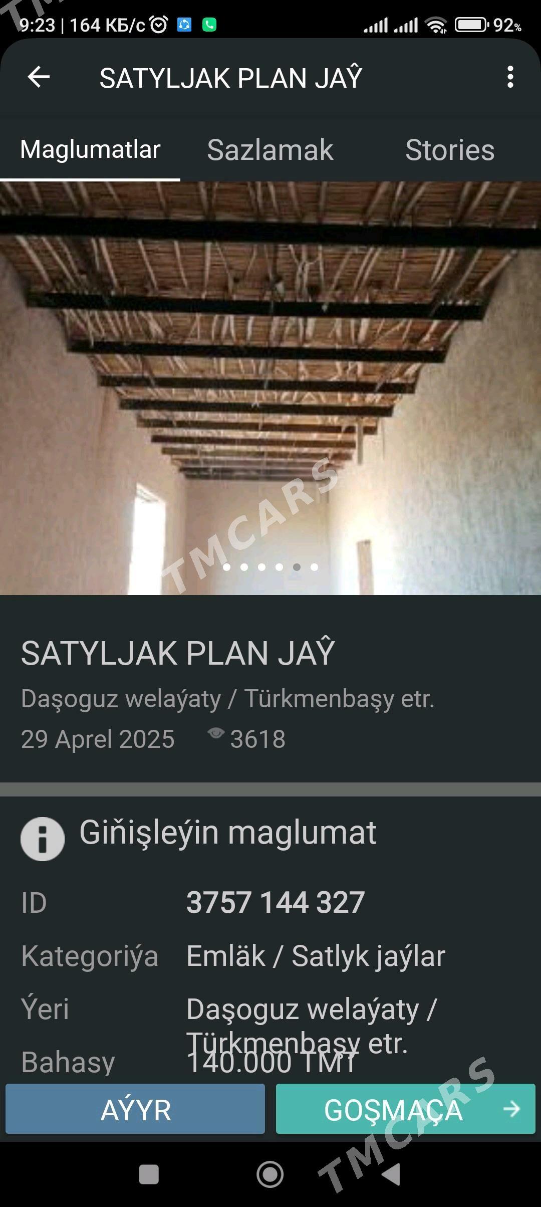 ЖАЙ САТЫЛЯР - Türkmenbaşy etr. - img 4