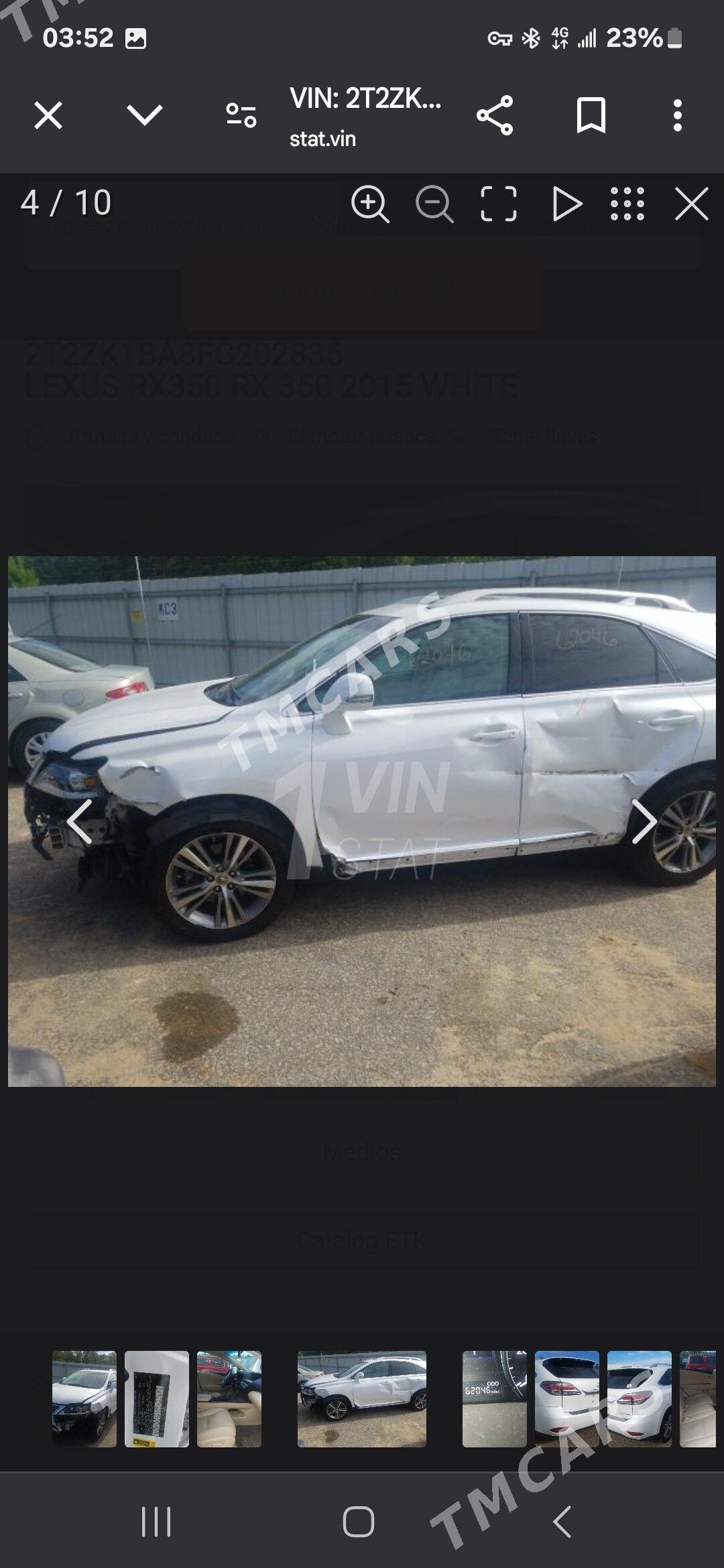 Lexus RX 350 2015 - 435 000 TMT - Дашогуз - img 9