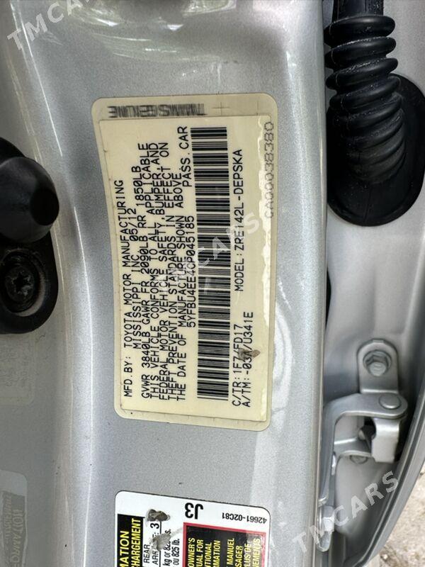 Toyota Corolla 2012 - 173 000 TMT - Ашхабад - img 9