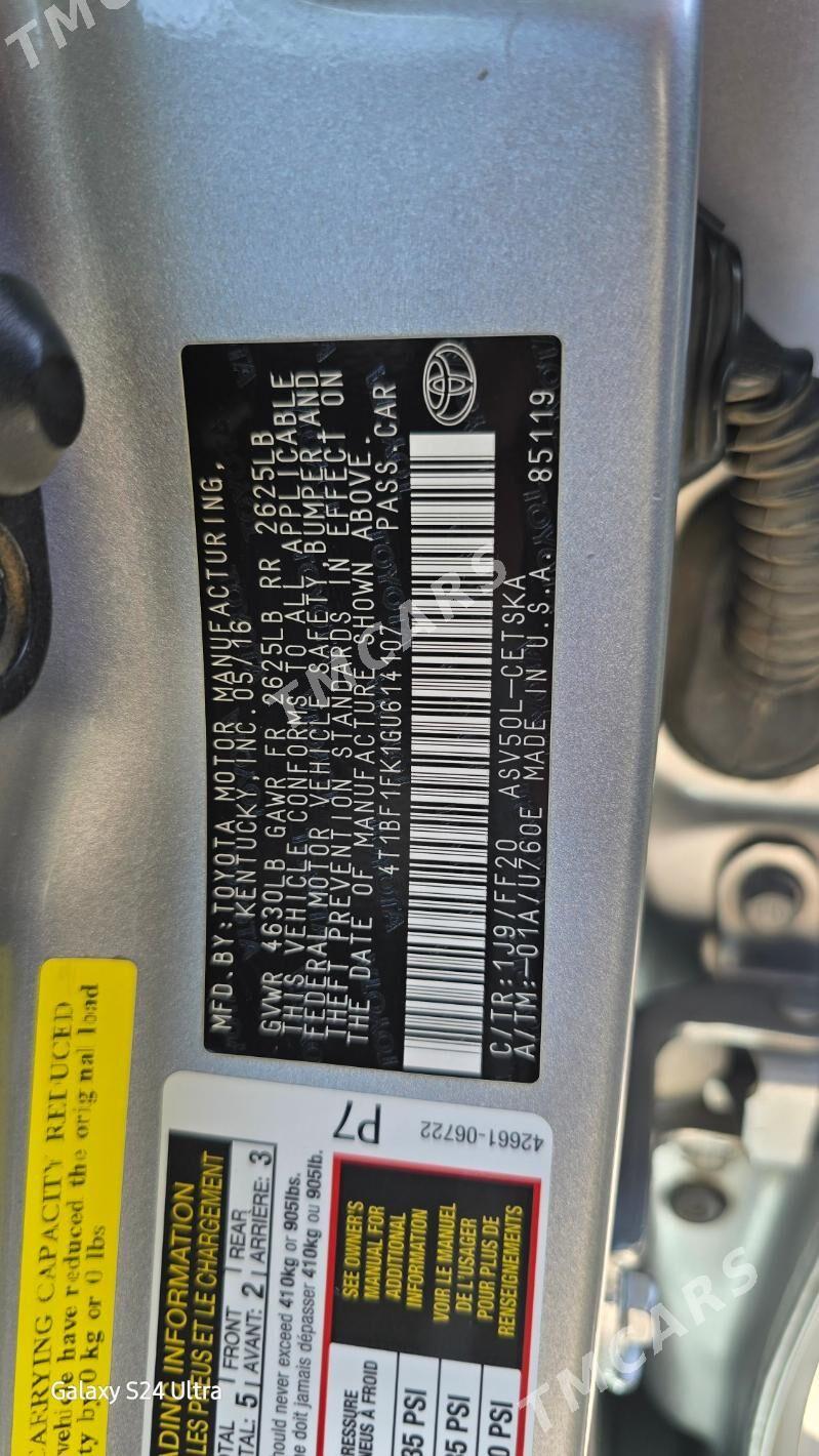 Toyota Camry 2016 - 250 000 TMT - Mary - img 2