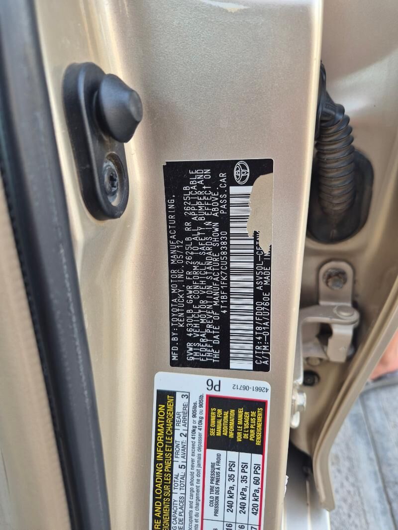 Toyota Camry 2012 - 180 000 TMT - Serhetabat (Guşgy) - img 3