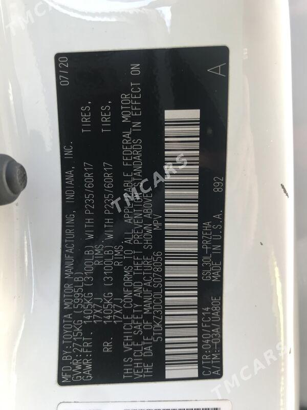 Toyota Sienna 2020 - 385 000 TMT - Ашхабад - img 2