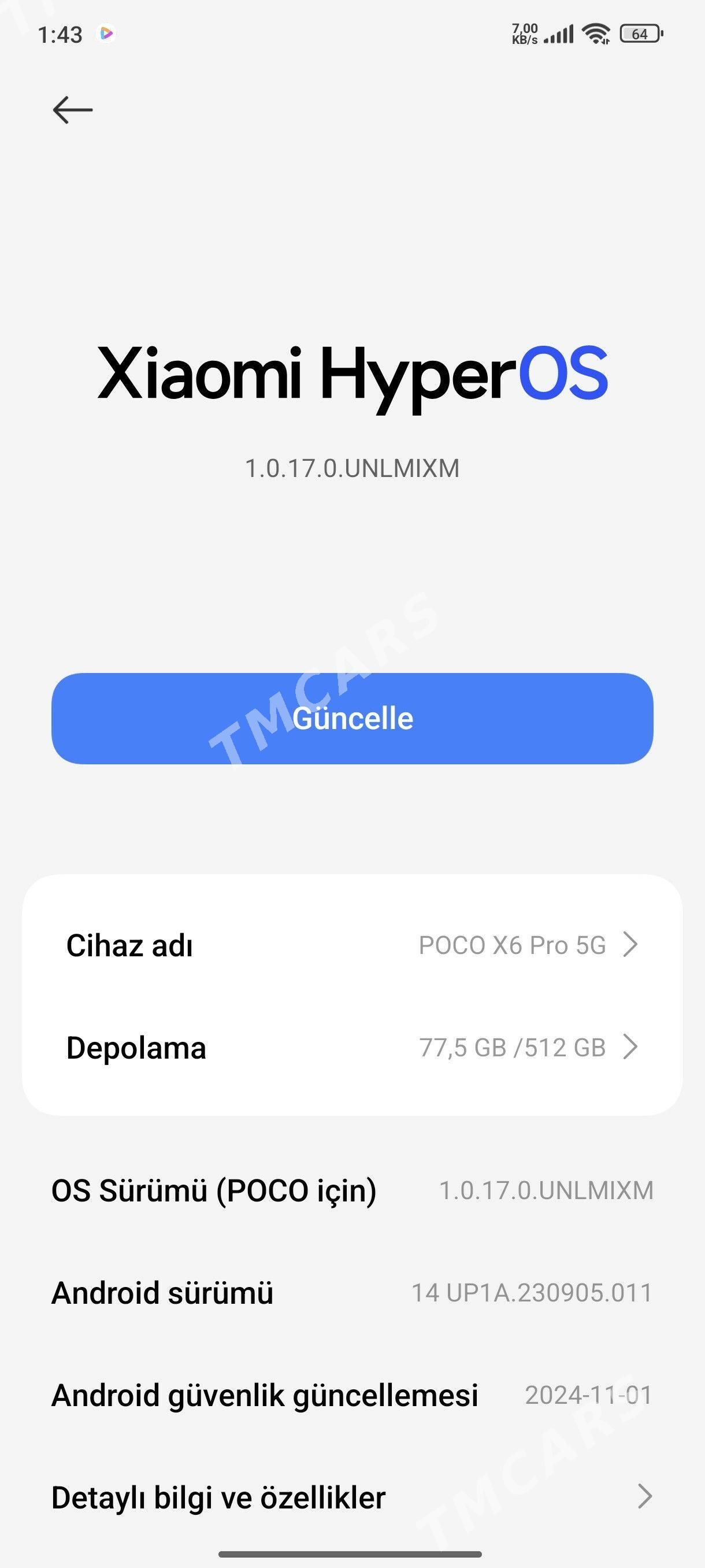 Poco x6 pro 5G - Туркменбаши - img 4