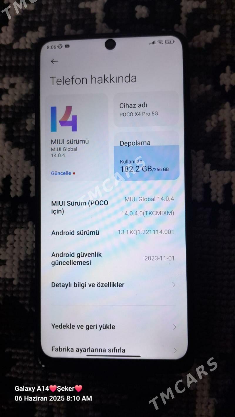 poco x 4 pro 5 g - Каракумский этрап - img 2