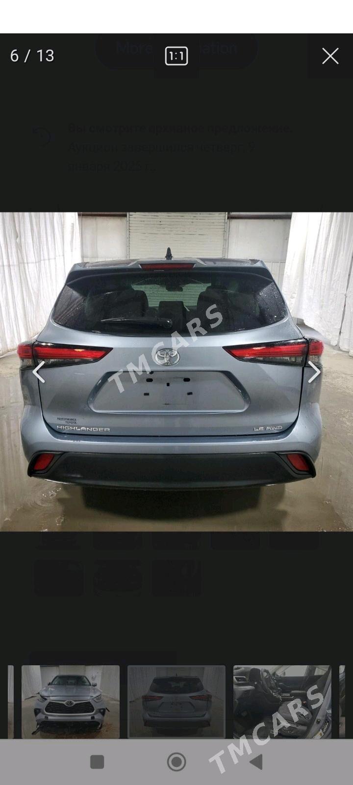 Toyota Highlander 2022 - 470 000 TMT - Мары - img 4