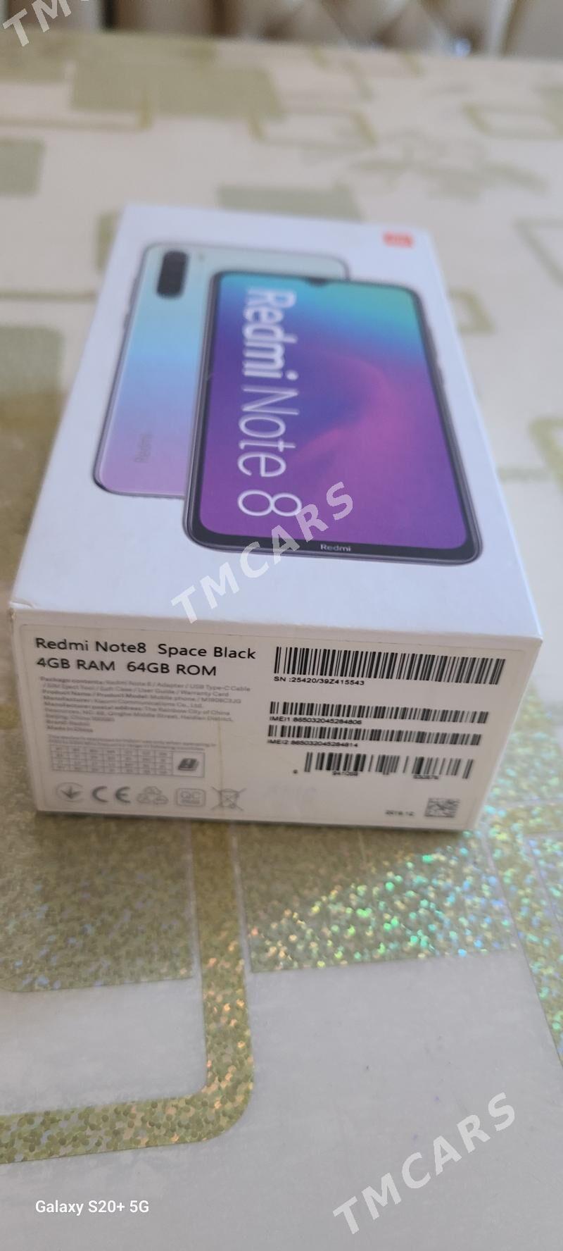 redmi note8 4/64 kimi yok - Дашогуз - img 2