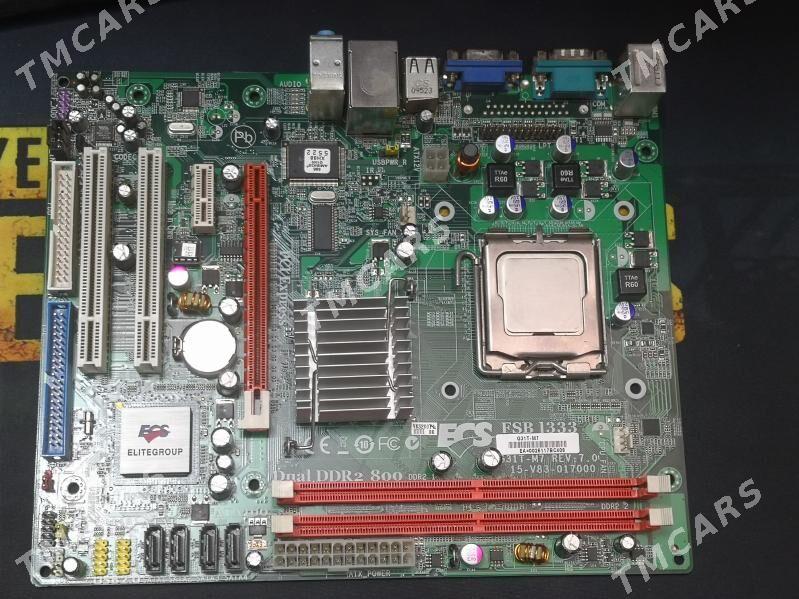 ddr2 plata+prosesor - Байрамали - img 1