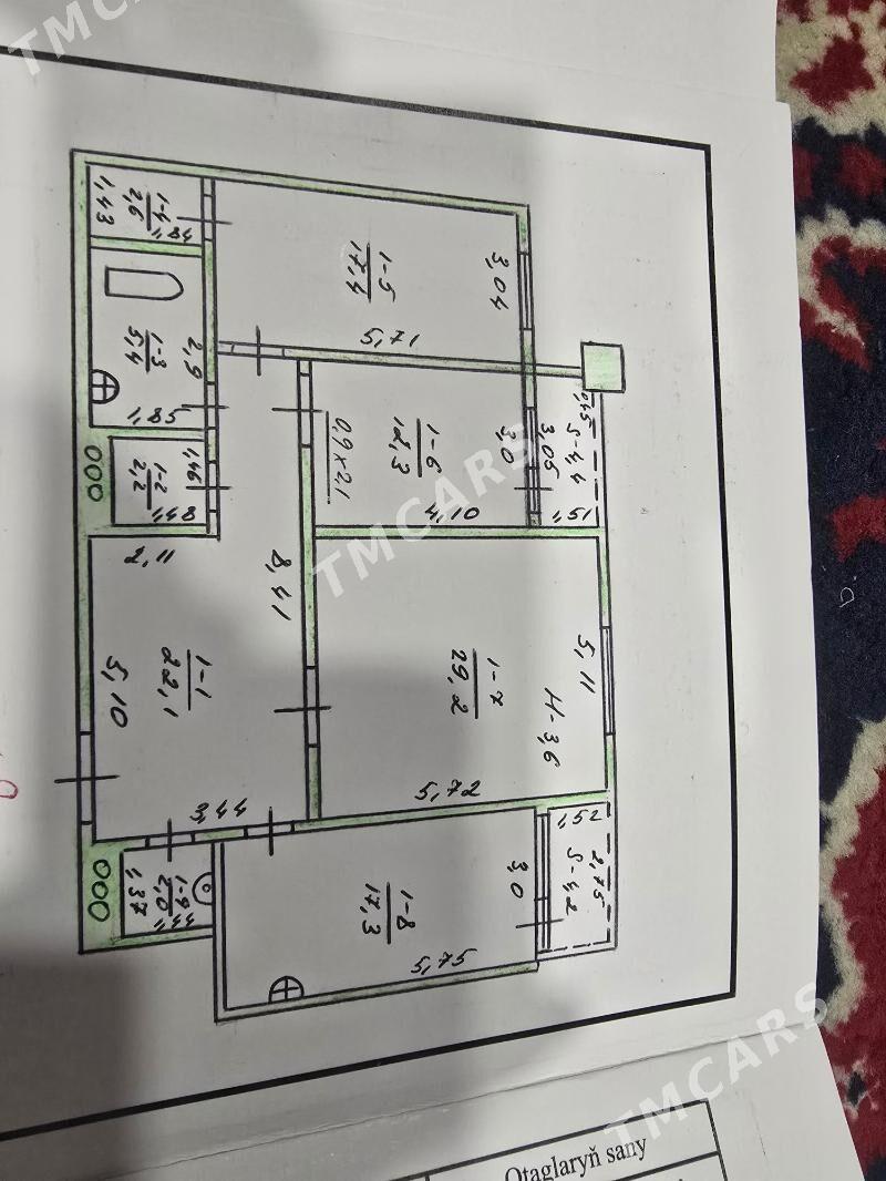 3 kom poluelitka 135m2 - Aşgabat - img 3