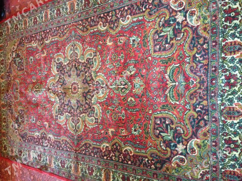 Ковер. Шерсть, СССР; 2,45 х 1,45 - Aşgabat - img 2