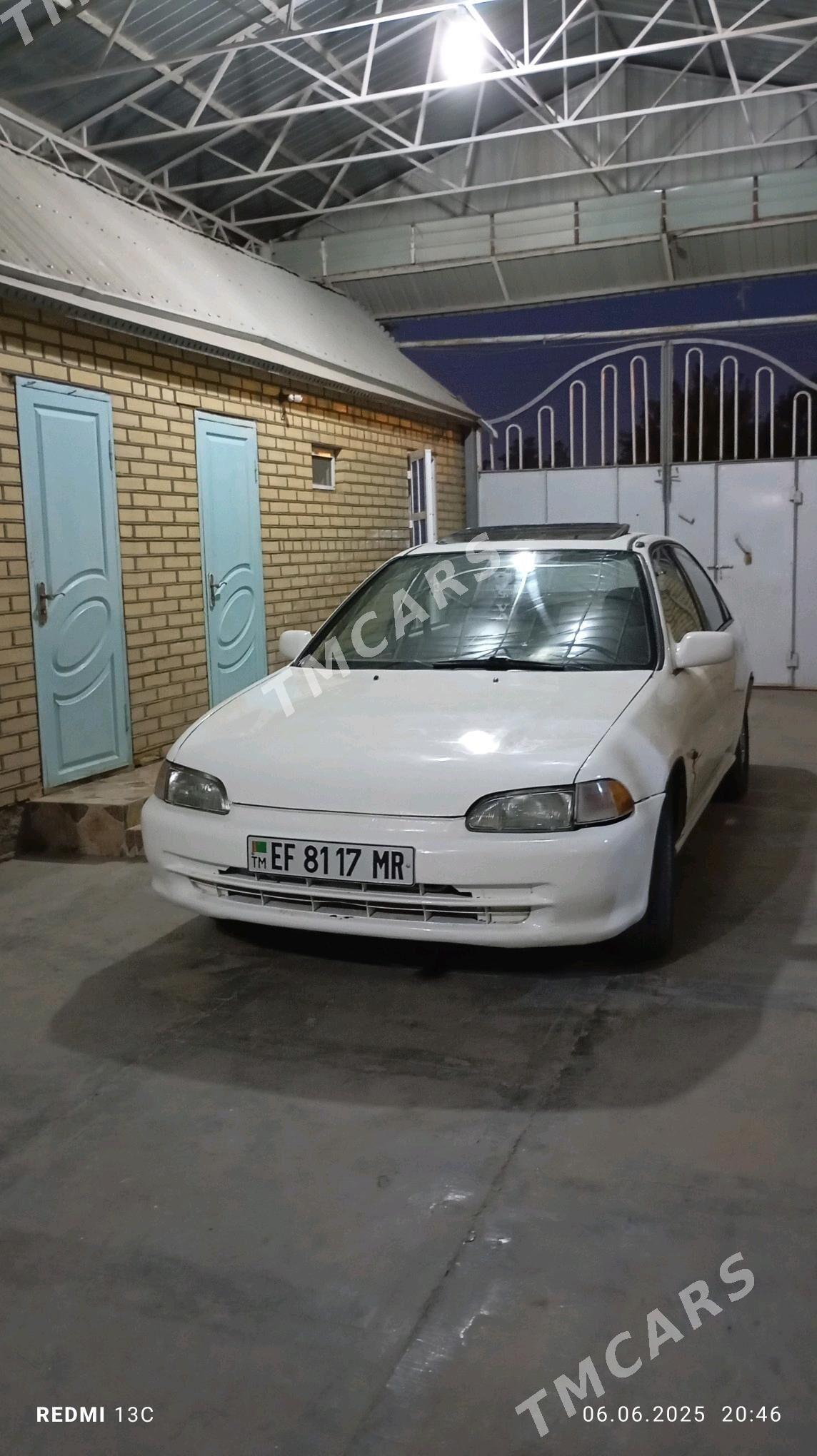 Honda Civic 1992 - 30 000 TMT - Мары - img 2