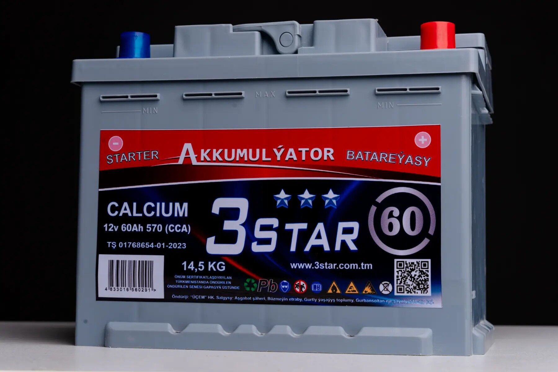 3star akkumlyator 60 75 550 TMT - Aşgabat - img 2