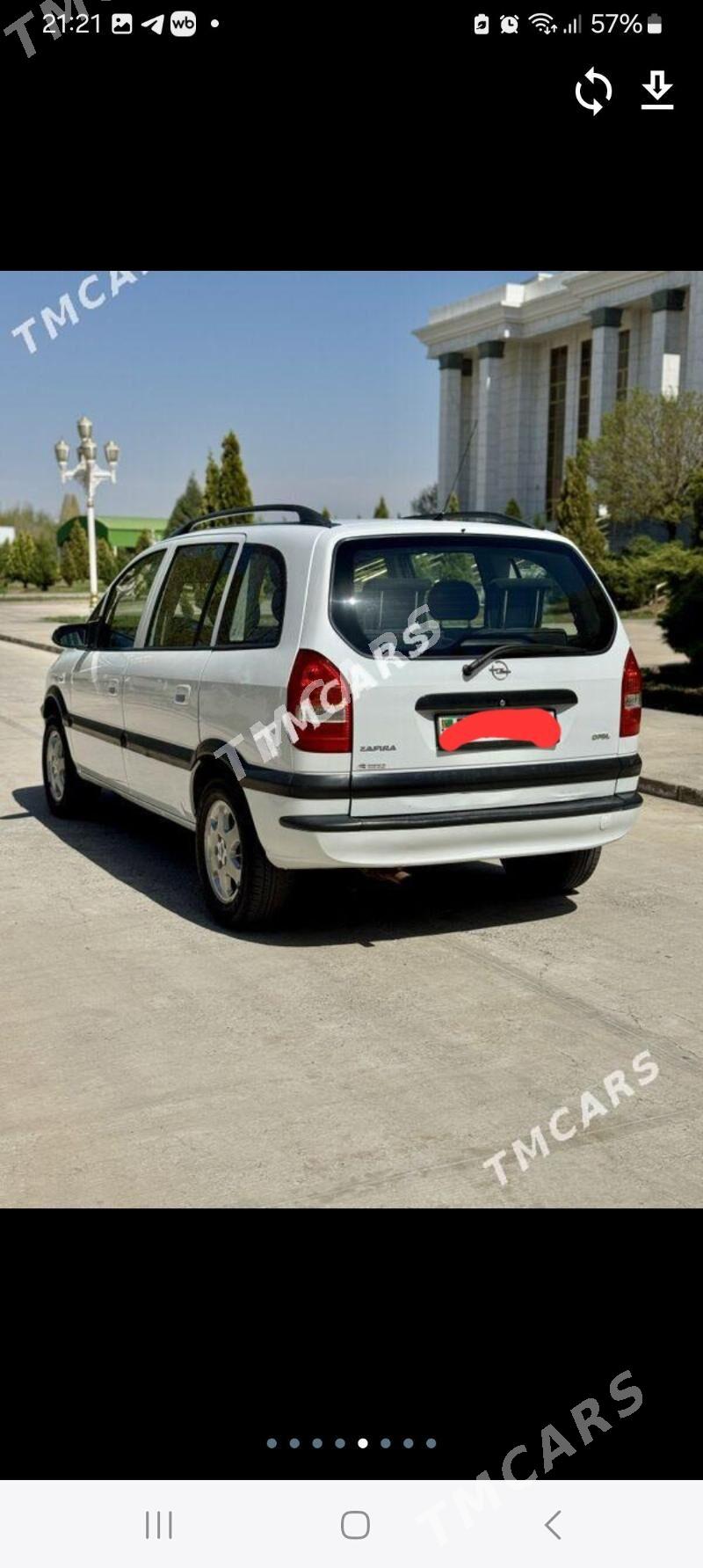 Opel Zafira 2002 - 95 000 TMT - Daşoguz - img 1