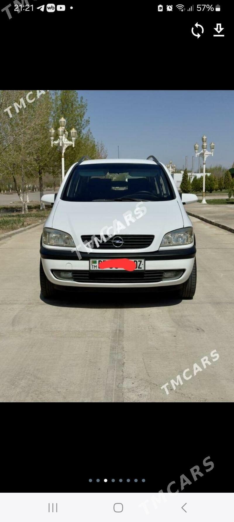 Opel Zafira 2002 - 95 000 TMT - Daşoguz - img 2