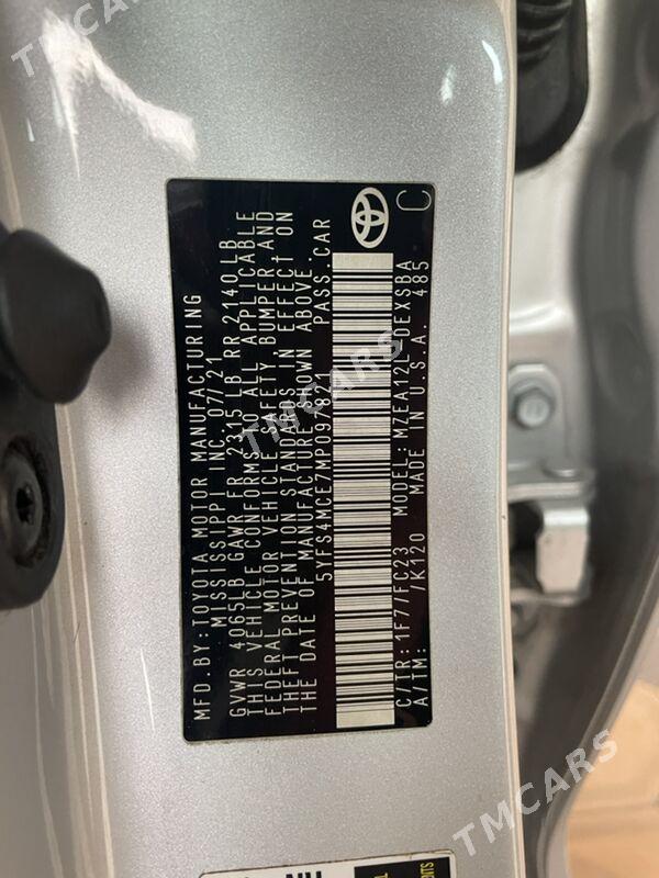 Toyota Corolla 2021 - 260 000 TMT - Mary - img 8