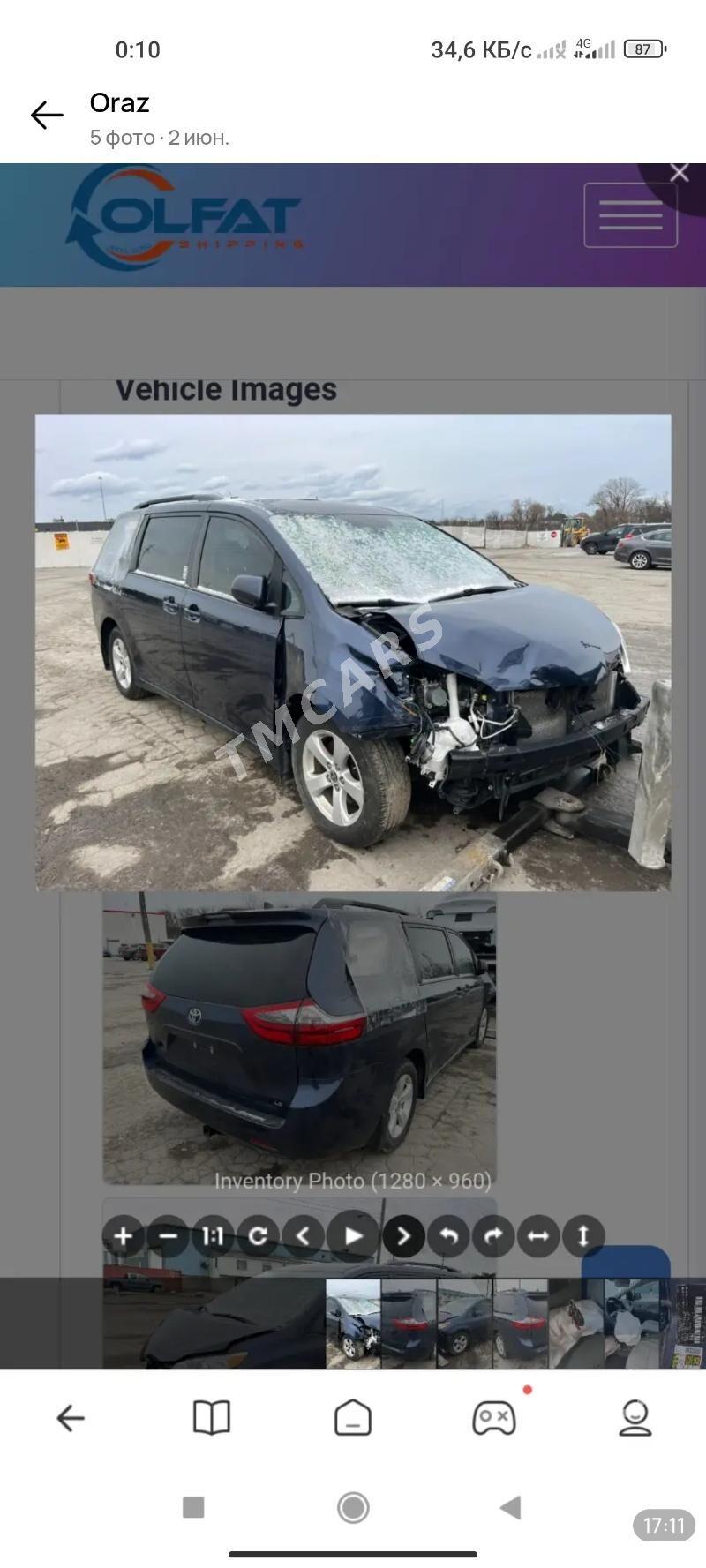 Toyota Sienna 2020 - 425 000 TMT - Aşgabat - img 4